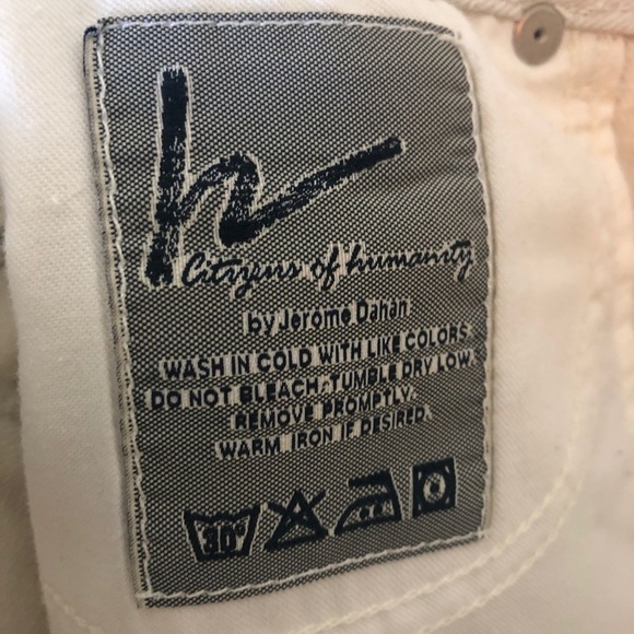 CITIZENS of Humanity by Jerome Dahan Destroyed Spike MohawkSkull Denim Skirt - Picture 10 of 13